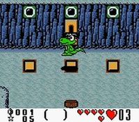 une photo d'Ã©cran de Croc 2 sur Nintendo Game Boy Color